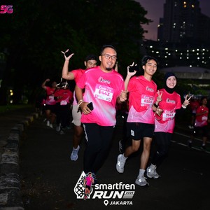 Race photo from SMARTFREN RUN 2026
