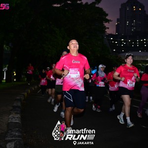 Race photo from SMARTFREN RUN 2026