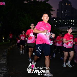 Race photo from SMARTFREN RUN 2026