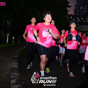 Race photo from SMARTFREN RUN 2026