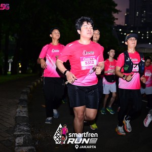 Race photo from SMARTFREN RUN 2026