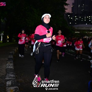 Race photo from SMARTFREN RUN 2026