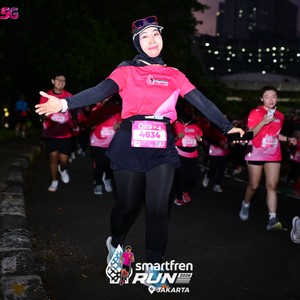 Race photo from SMARTFREN RUN 2026