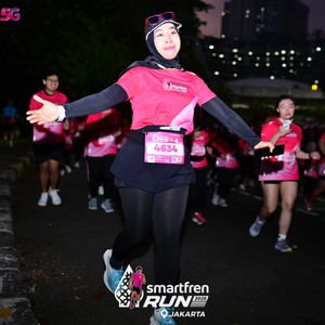 Race photo from SMARTFREN RUN 2026