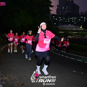 Race photo from SMARTFREN RUN 2026