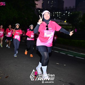 Race photo from SMARTFREN RUN 2026