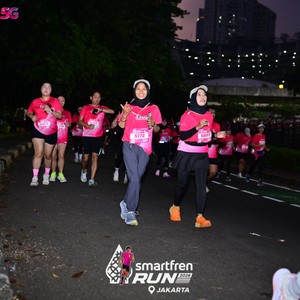 Race photo from SMARTFREN RUN 2026