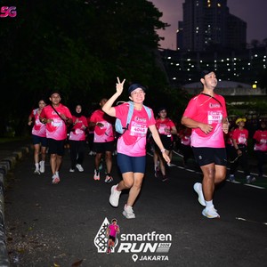 Race photo from SMARTFREN RUN 2026