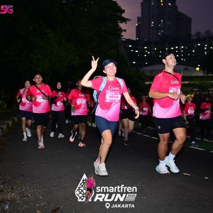 Race photo from SMARTFREN RUN 2026
