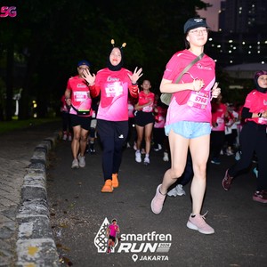 Race photo from SMARTFREN RUN 2026