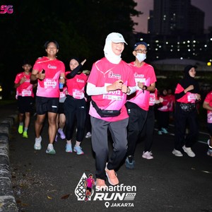 Race photo from SMARTFREN RUN 2026
