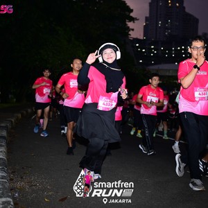 Race photo from SMARTFREN RUN 2026