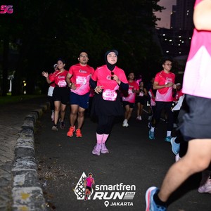 Race photo from SMARTFREN RUN 2026