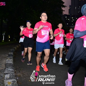 Race photo from SMARTFREN RUN 2026