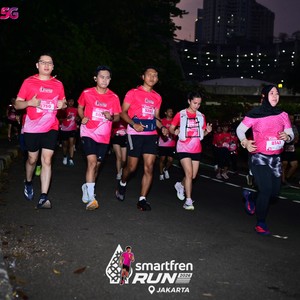 Race photo from SMARTFREN RUN 2026