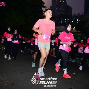 Race photo from SMARTFREN RUN 2026