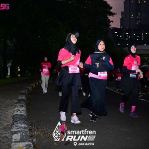 Race photo from SMARTFREN RUN 2026