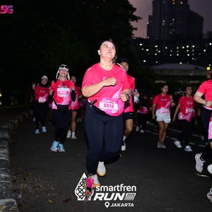 Race photo from SMARTFREN RUN 2026