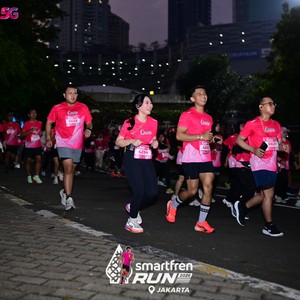 Race photo from SMARTFREN RUN 2026