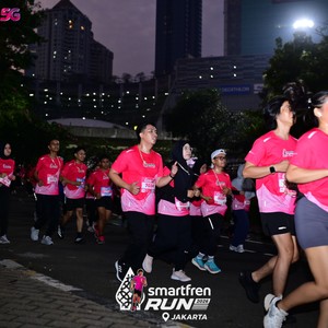 Race photo from SMARTFREN RUN 2026