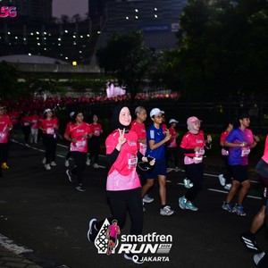 Race photo from SMARTFREN RUN 2026