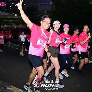 Race photo from SMARTFREN RUN 2026