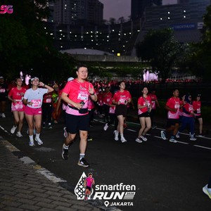 Race photo from SMARTFREN RUN 2026