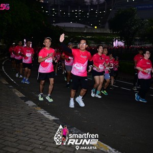 Race photo from SMARTFREN RUN 2026