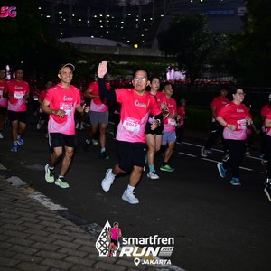 Race photo from SMARTFREN RUN 2026