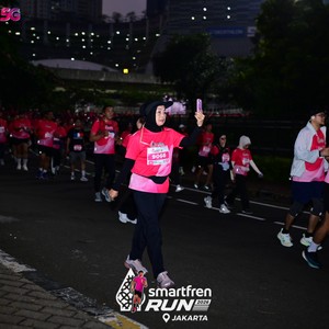 Race photo from SMARTFREN RUN 2026