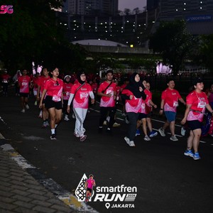Race photo from SMARTFREN RUN 2026