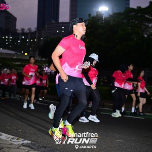 Race photo from SMARTFREN RUN 2026