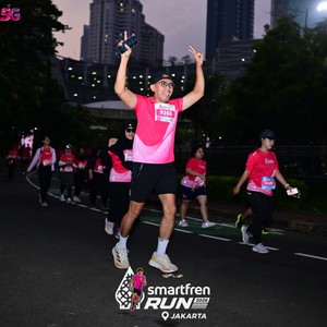 Race photo from SMARTFREN RUN 2026