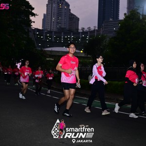 Race photo from SMARTFREN RUN 2026