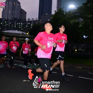 Race photo from SMARTFREN RUN 2026