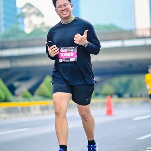 Race photo from SMARTFREN RUN 2026