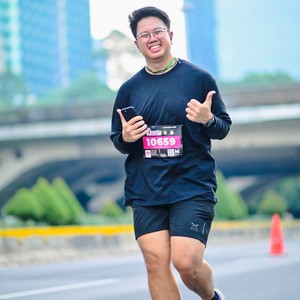 Race photo from SMARTFREN RUN 2026