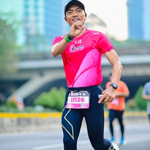 Race photo from SMARTFREN RUN 2026