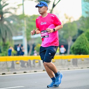 Race photo from SMARTFREN RUN 2026