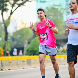 Race photo from SMARTFREN RUN 2026