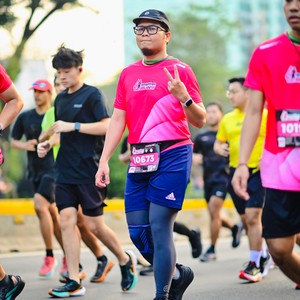 Race photo from SMARTFREN RUN 2026