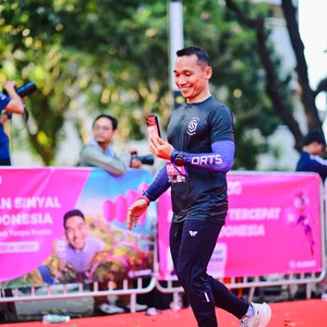 Race photo from SMARTFREN RUN 2026
