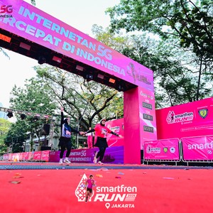Race photo from SMARTFREN RUN 2026