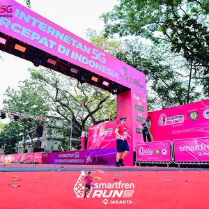 Race photo from SMARTFREN RUN 2026