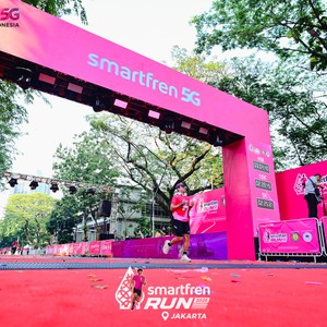 Race photo from SMARTFREN RUN 2026