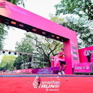 Race photo from SMARTFREN RUN 2026