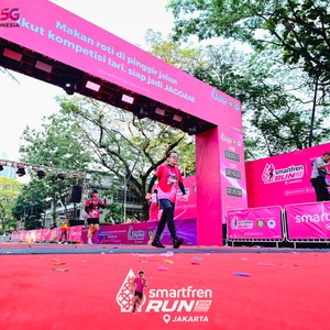 Race photo from SMARTFREN RUN 2026