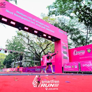 Race photo from SMARTFREN RUN 2026