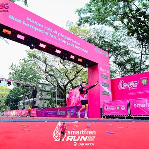 Race photo from SMARTFREN RUN 2026