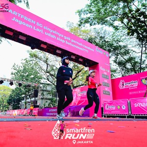 Race photo from SMARTFREN RUN 2026